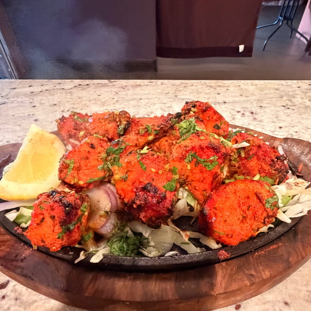 Chicken Tikka Kebab.