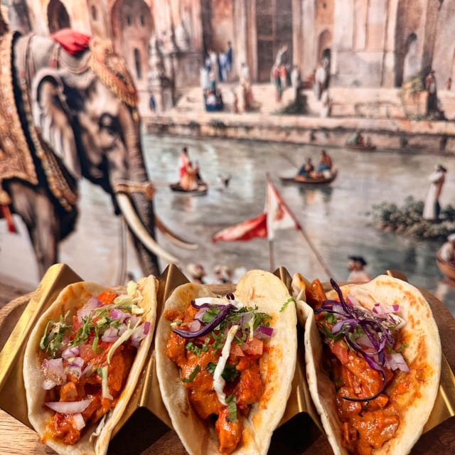 Chicken Tikka Tacos.