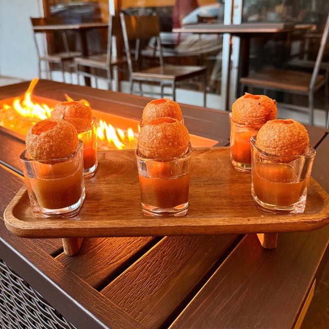 Pani Puri Shots.